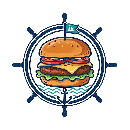 Robuuste burger illustratie