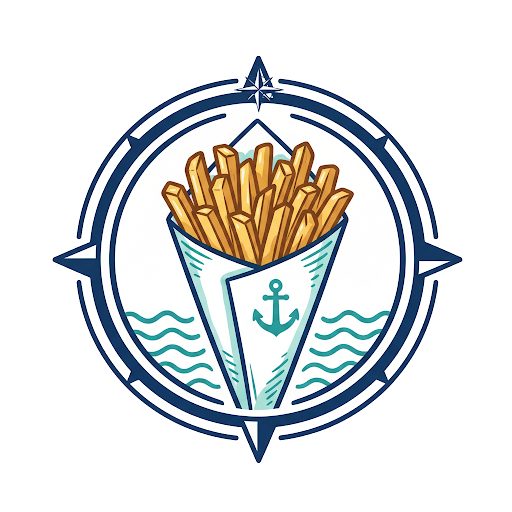 Verse frites illustratie